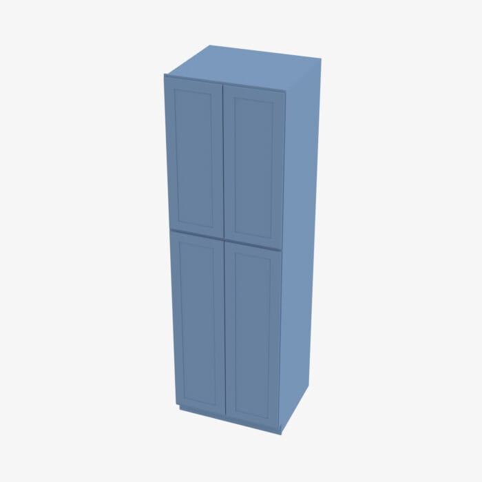 Tall Wall Pantry Cabinet with Butt Doors | AXB-WP2484B