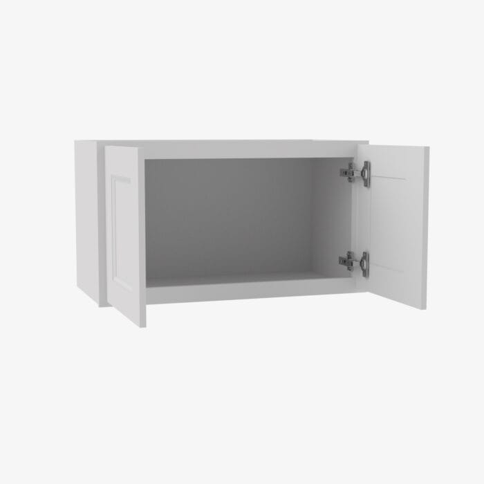 TW-W331524B Double Door 33 Inch Wall Refrigerator Cabinet | Uptown White