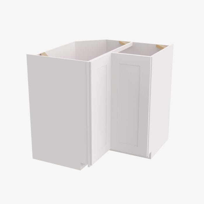 AW-LS3612S EZR3612 Single Door 36 Inch Easy EZ Reach Lazy Susan Base Corner Cabinet | Ice White Shaker