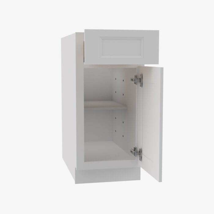 TW-B12 Single Door 12 Inch Base Cabinet | Uptown White