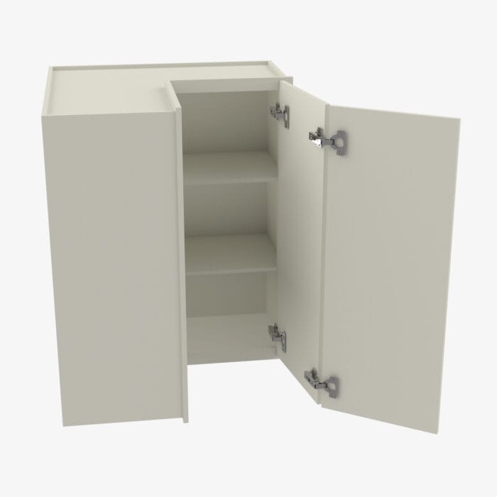 SL-WSQ2442 24 Inch Easy Reach Wall Corner Cabinet | Signature Pearl
