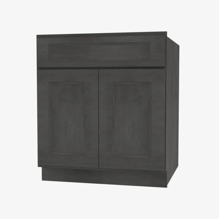 TS-B27B Double Door 27 Inch Base Cabinet | Townsquare Grey