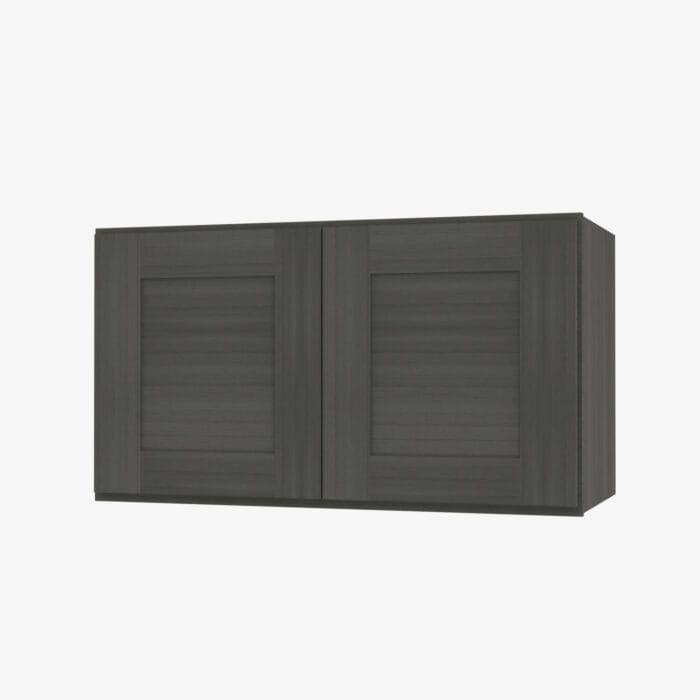 AG-W361824B Double Door 36 Inch Wall Refrigerator Cabinet | Greystone Shaker
