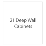 21 Deep Wall Cabinets