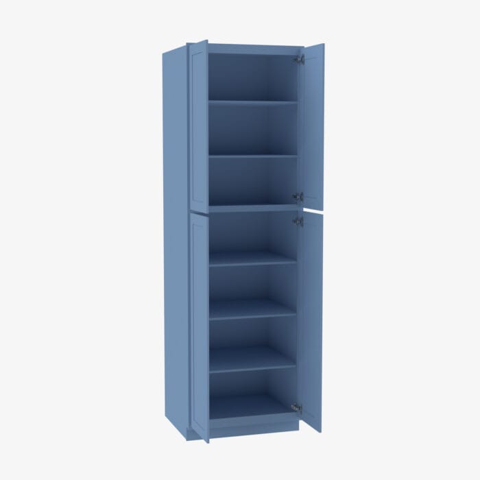 Tall Wall Pantry Cabinet with Butt Doors | AXB-WP2484B