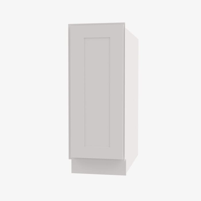 AW-FB09 Full Height Single Door 9 Inch Base Cabinet | Ice White Shaker