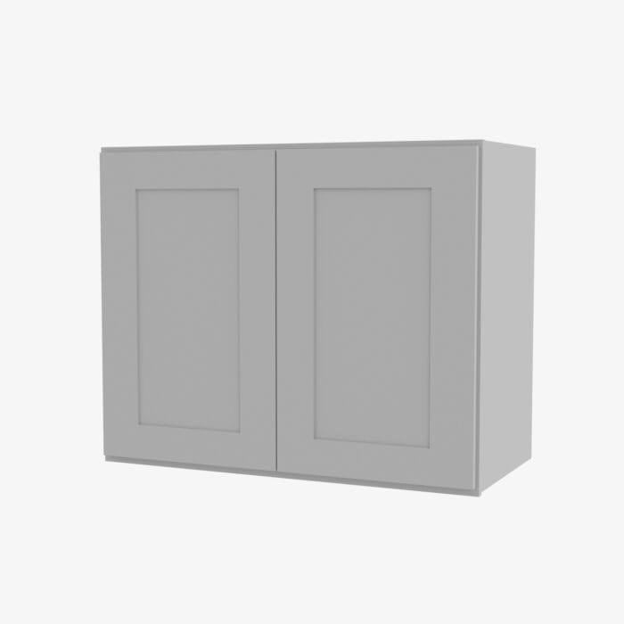 AB-W3036B Double Door 30 Inch Wall Cabinet | Lait Grey Shaker