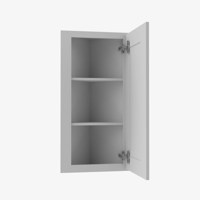 AB-AW36 Single Door 36 Inch Wall Angle Corner Cabinet | Lait Gray Shaker