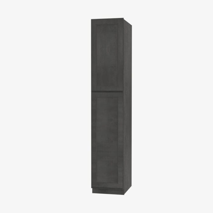 TS-WP1596 Double Door 15 Inch Tall Wall Pantry Cabinet | Townsquare Grey