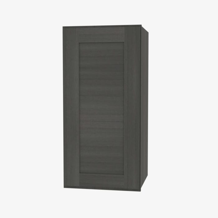 AG-W1512 Single Door 15 Inch Wall Cabinet | Greystone Shaker