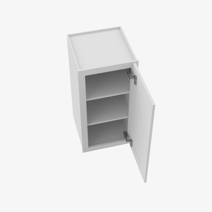 TW-W1236 Single Door 12 Inch Wall Cabinet | Uptown White