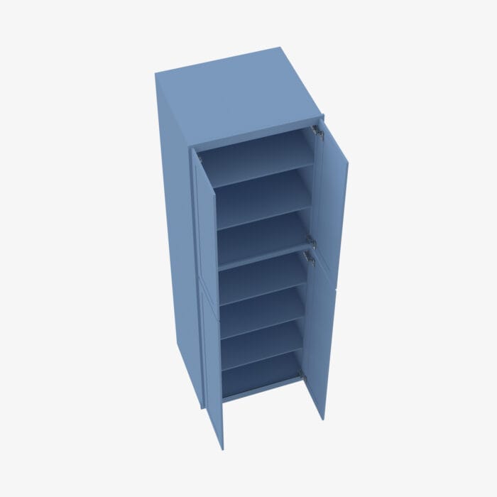 Tall Wall Pantry Cabinet with Butt Doors | AX-WP2490B