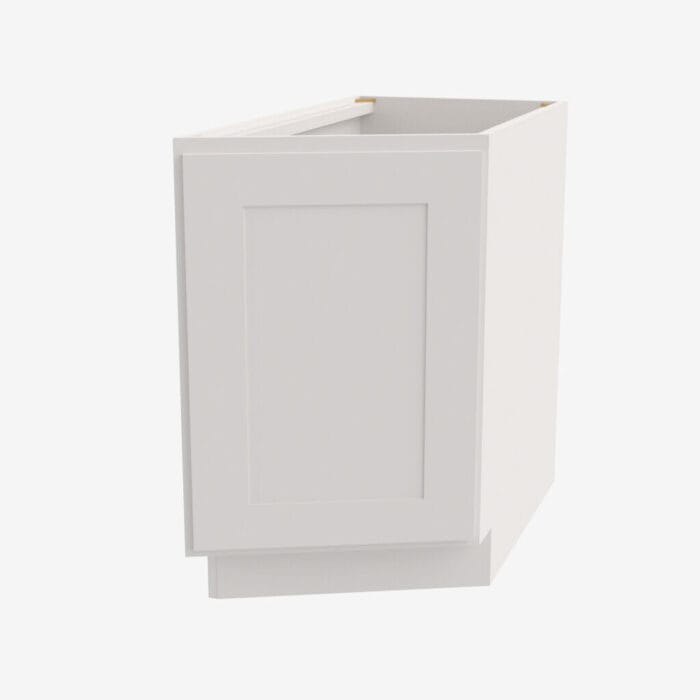 AW-BTC12R Single Door 12 Inch Base Transitional Cabinet Right | Ice White Shaker