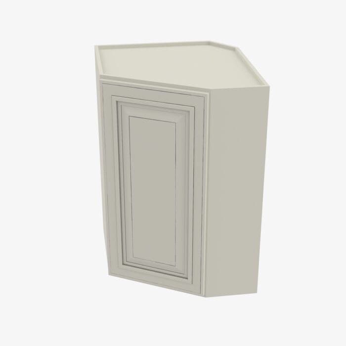 SL-WDC2442 Single Door 24 Inch Wall Diagonal Corner Cabinet | Signature Pearl