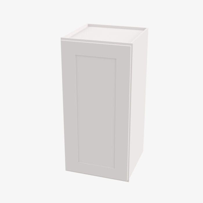 AW-W2142 Single Door 21 Inch Wall Cabinet | Ice White Shaker