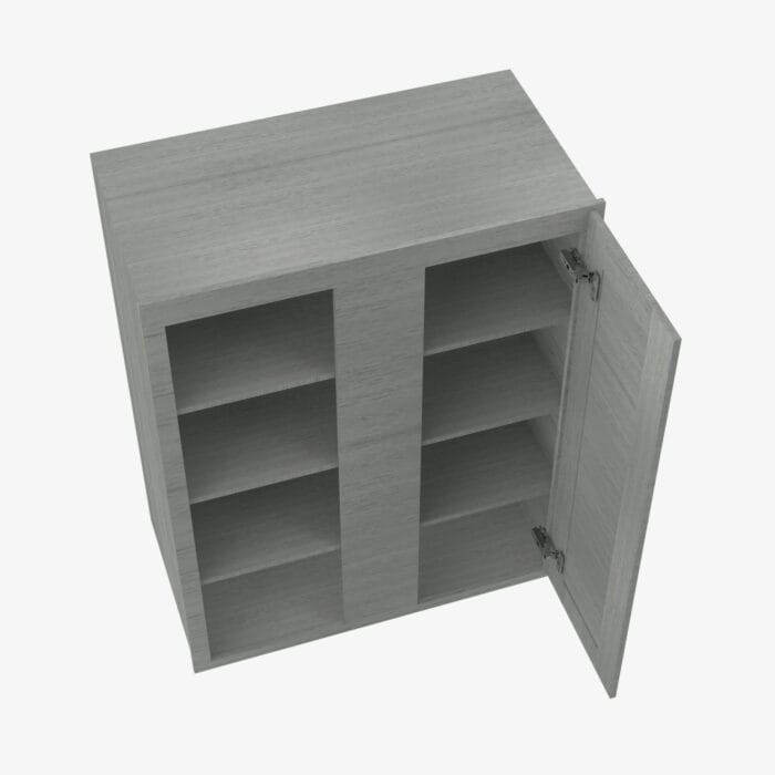 TG-WBLC30/33-3042 Single Door 30 Inch Wall Blind Corner Cabinet | Midtown Grey