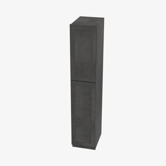 TS-WP1884 Double Door 18 Inch Tall Wall Pantry Cabinet | Townsquare Grey