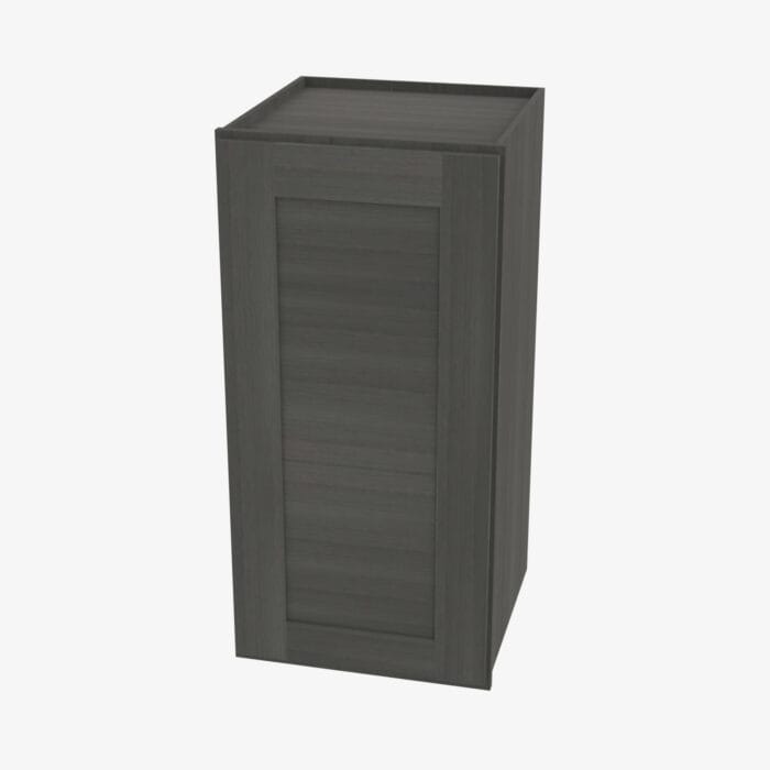 AG-W1542 Single Door 15 Inch Wall Cabinet | Greystone Shaker