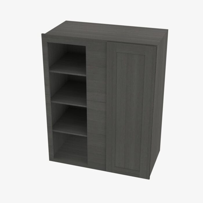 AG-WBLC30/33-3030 Single Door 30 Inch Wall Blind Corner Cabinet | Greystone Shaker