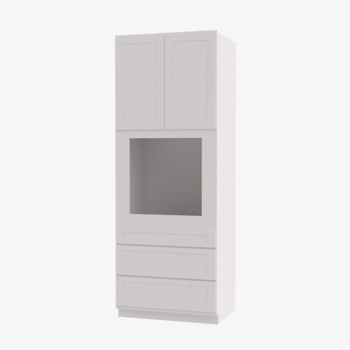 AW-OC3384B Double Door 33 Inch Tall Oven Cabinet | Ice White Shaker