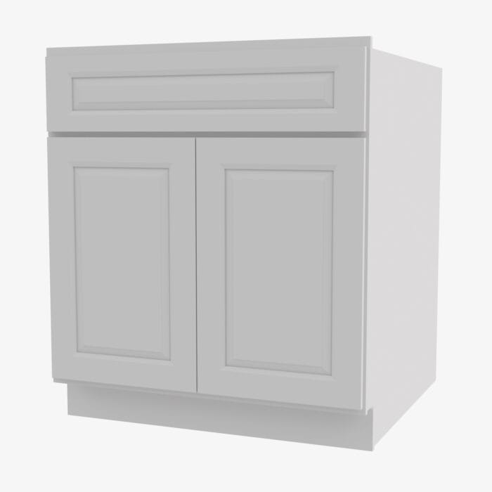 GW-B36B Double Door 36 Inch Base Cabinet | Gramercy White