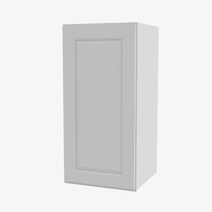 GW-W1236 Single Door 12 Inch Wall Cabinet | Gramercy White