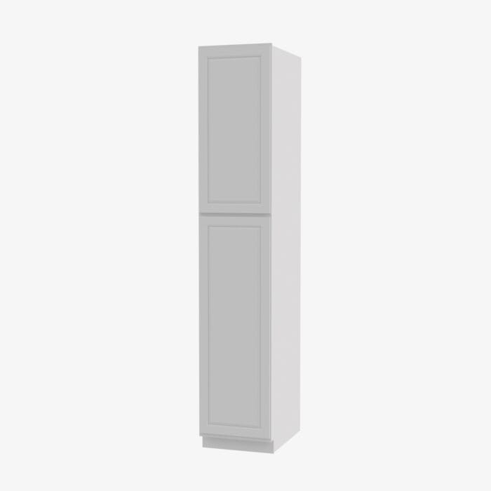 GW-WP1890 Double Door 18 Inch Tall Wall Pantry Cabinet | Gramercy White