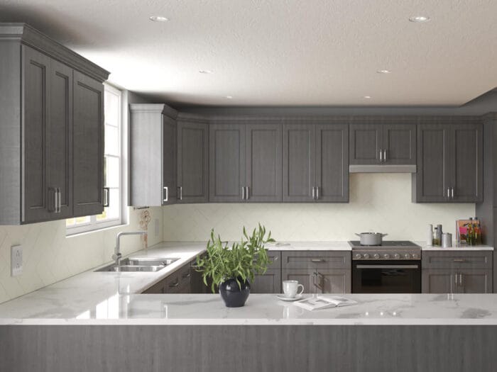 Midtown Grey Kitchen Cabinet Collection