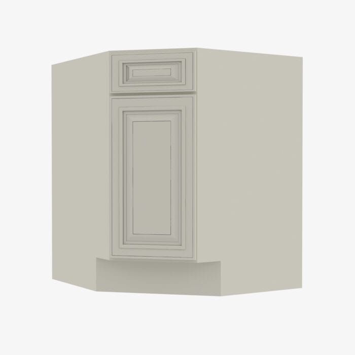 SL-BDCF36 Single Door 36 Inch Base Diagonal Corner Sink Cabinet | Signature Pearl