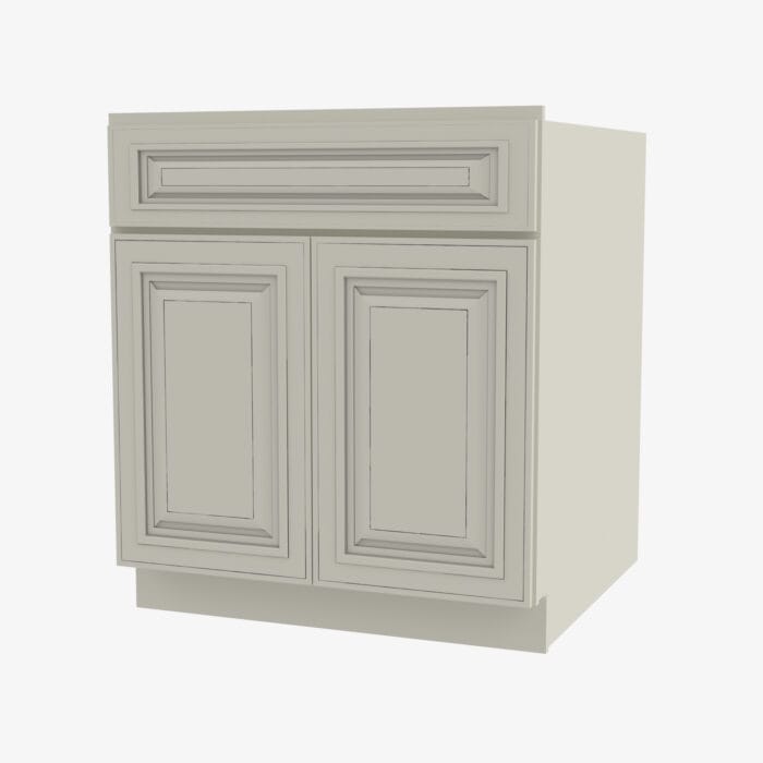 SL-S3021B-34-1/2 Double Door 30 Inch Sink Base Vanity with Drawers | Signature Pearl