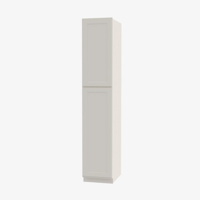 TQ-WP1890 Double Door 18 Inch Tall Wall Pantry Cabinet | Townplace Crema