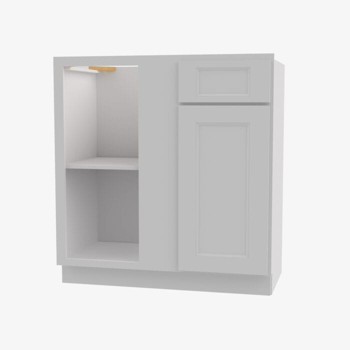 TW-BBLC42/45-39W Double Door 39 Inch Base Blind Corner Cabinet | Uptown White