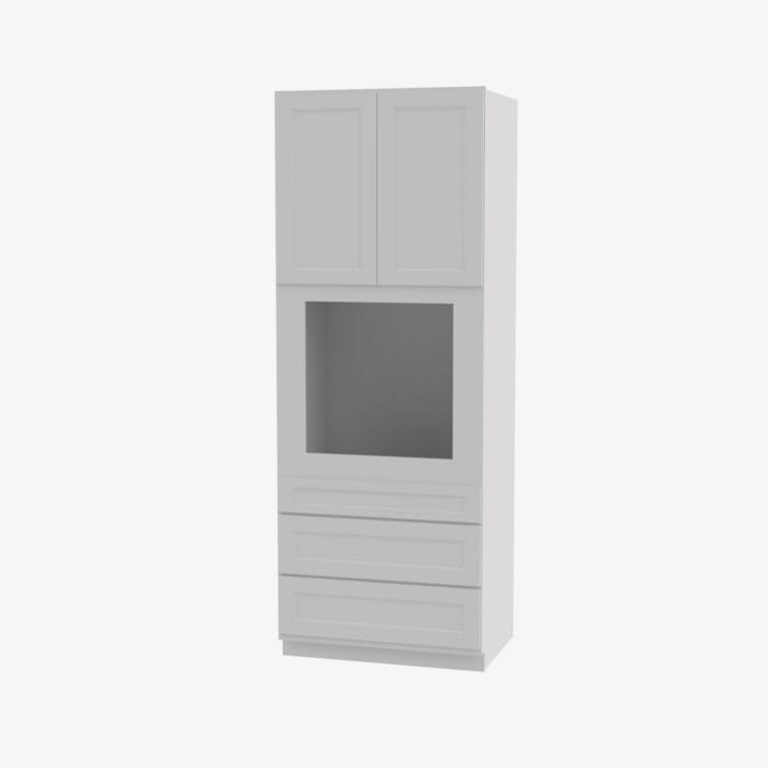 TW-OC3384B Double Door 33 Inch Tall Oven Cabinet | Uptown White