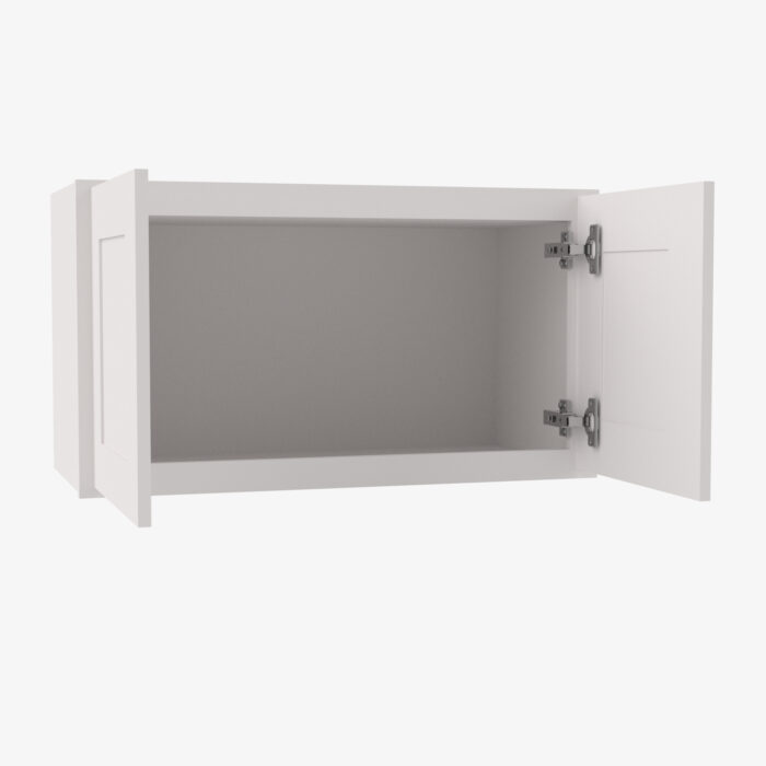 TW-W2412B Double Door 24 Inch Wall Cabinet | Uptown White