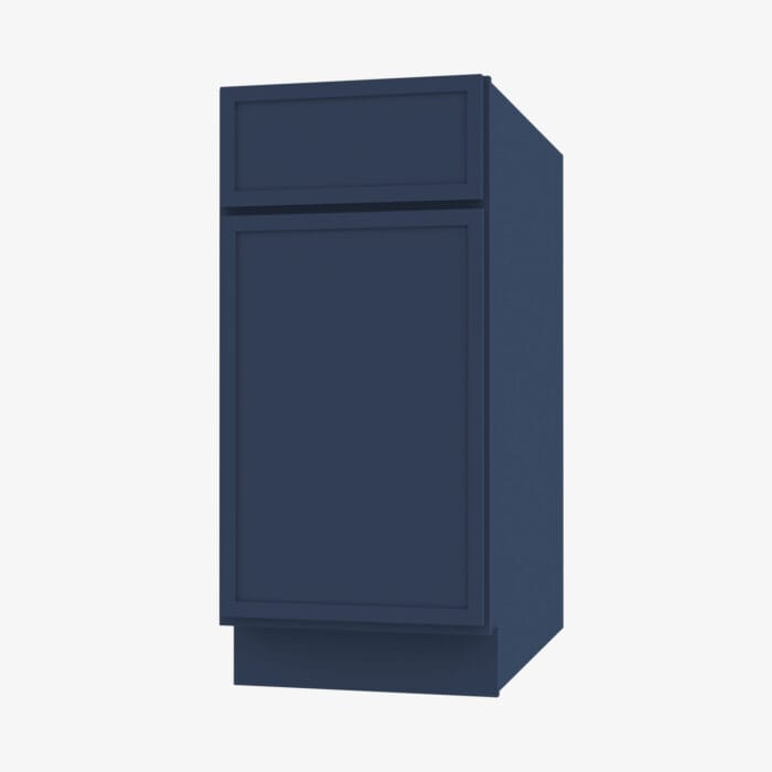 PD-B15 Single Door 15 Inch Base Cabinet | Petit Blue