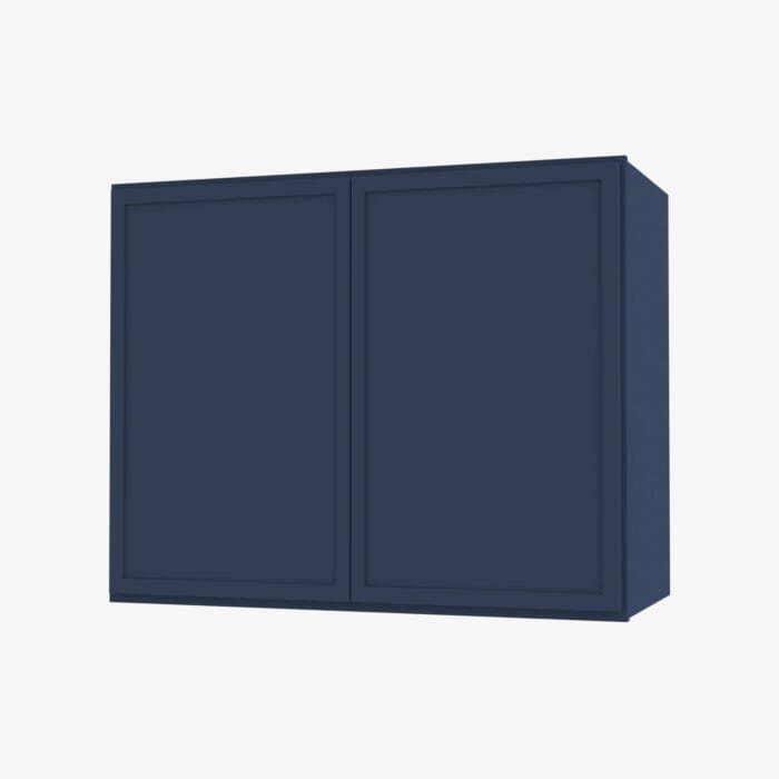 PD-W2442B Double Door 24 Inch Wall Cabinet | Petit Blue