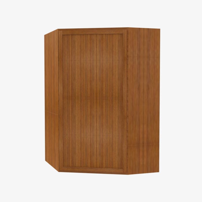 PR-WDC273615 Single Door 27 Inch Wall Diagonal Corner Cabinet | Petit Brown