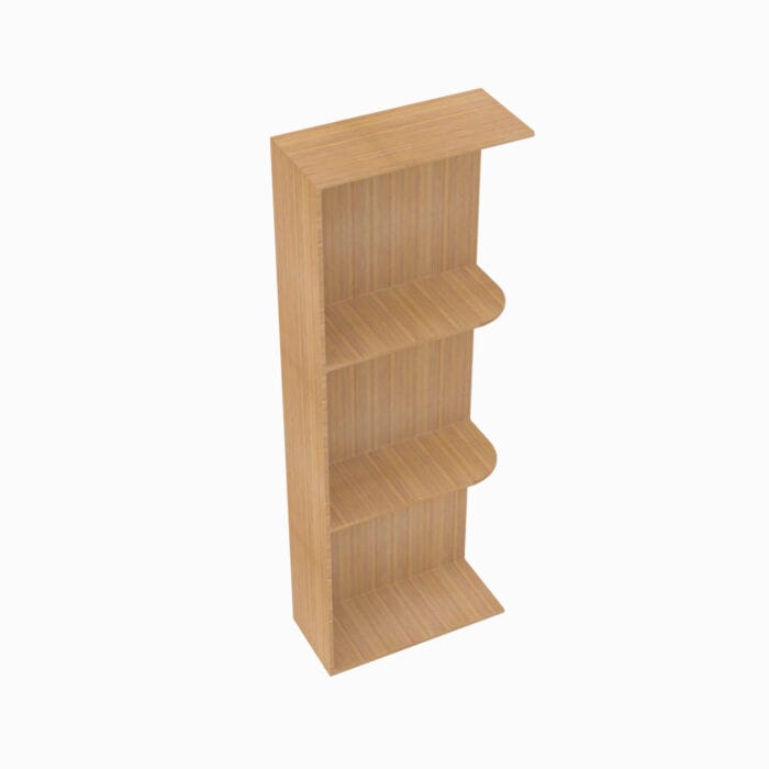 PS-WES542 Wall End Shelf with Open Shelves | TSG Forevermark Petit Sand