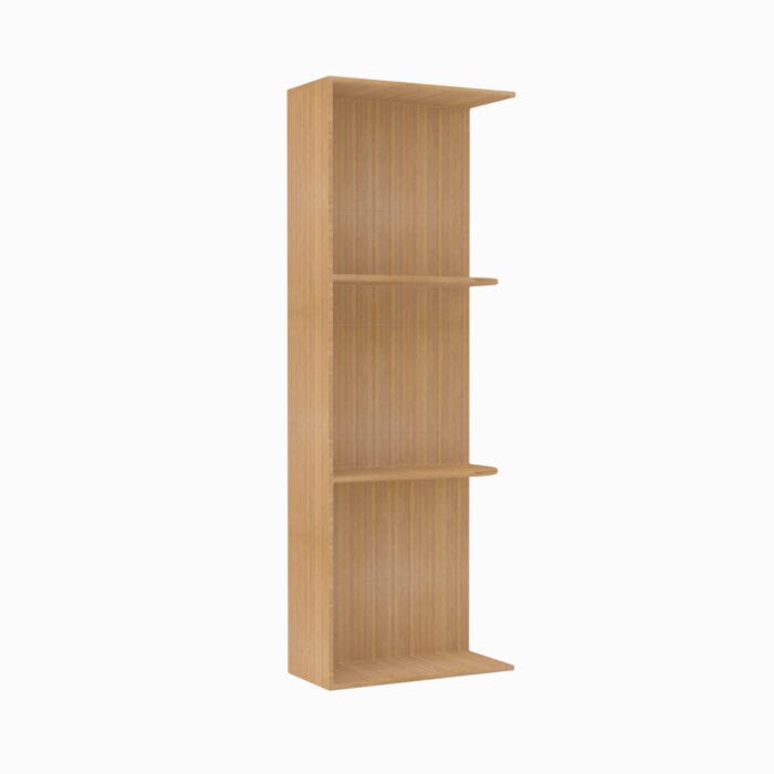 PS-WES542 Wall End Shelf with Open Shelves | TSG Forevermark Petit Sand