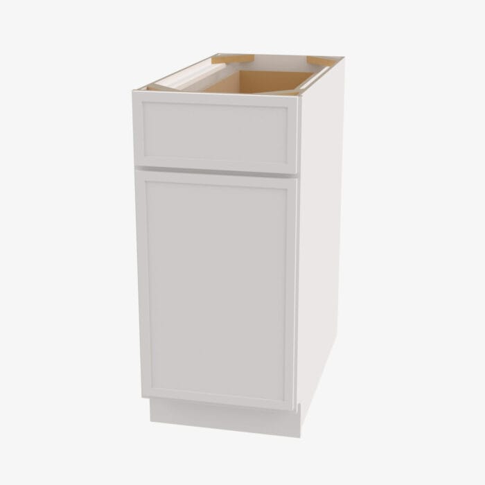 PW-B18 Single Door 18 Inch Base Cabinet | Petit White