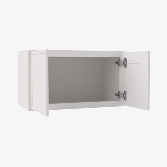 PW-W362424B Double Door 36 Inch Wall Refrigerator Cabinet | Petit White