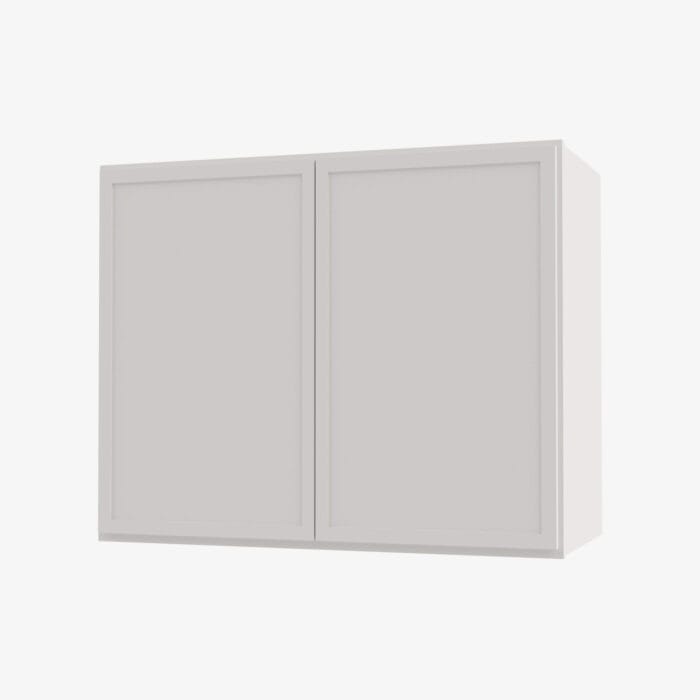 PW-W2442B Double Door 24 Inch Wall Cabinet | Petit White