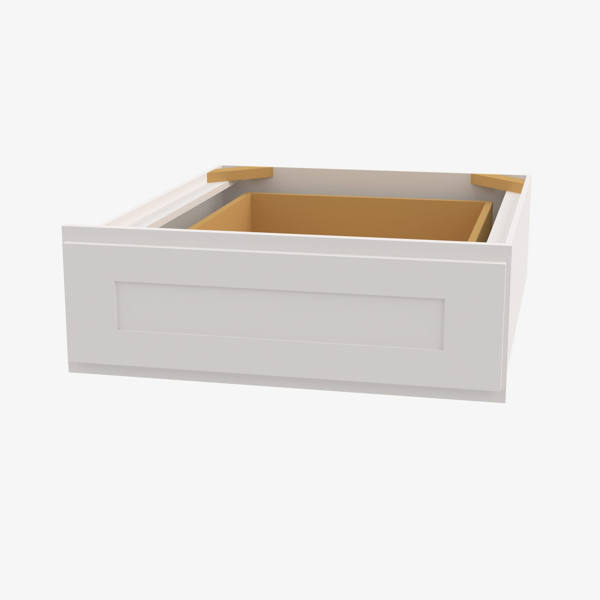 AW-SVDU3021-7 30 Inch Bathroom Cabinet Desk Drawer | Ice White Shaker