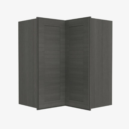 AG-WSQ2442 24 Inch Easy Reach Wall Corner Cabinet | Greystone Shaker