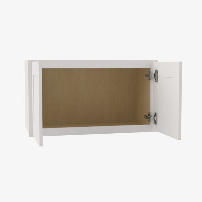 VW-W3624B Double Door 36 Inch Wall Cabinet | Rio Vista White Shaker