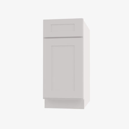 AW-B09 Single Door Cabinets 9 Inch Base Cabinet | Ice White Shaker