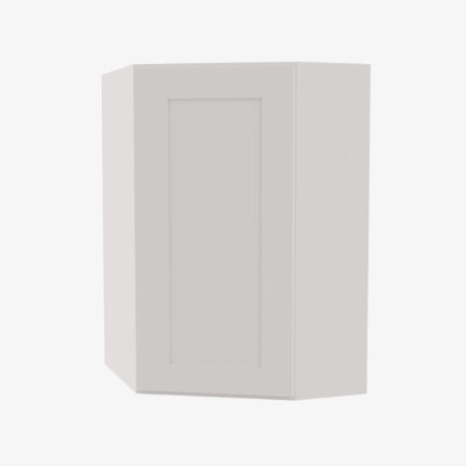 AW-WDC274215 Single Door Cabinets 27 Inch Wall Diagonal Corner Cabinet | Ice White Shaker