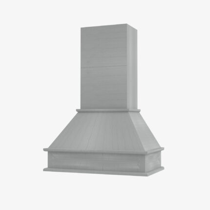 AN-CWH36 36 Inch Wall Range Hood Cabinet with Trimmable Top | Nova Light Grey Shaker