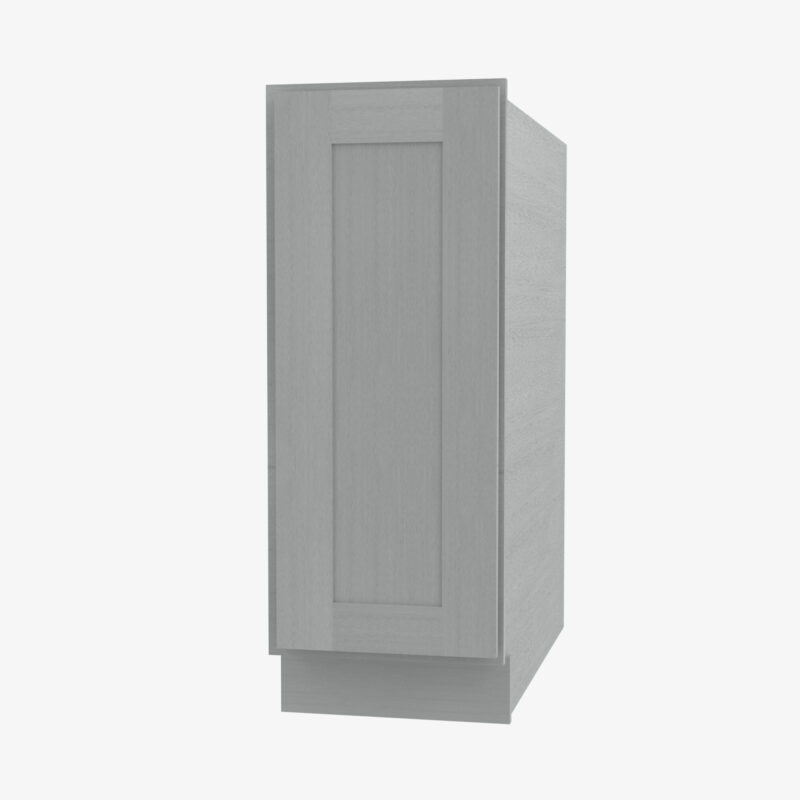 AN-FB09 Full Height Single Door Cabinets 9 Inch Base Cabinet | Nova Light Grey Shaker