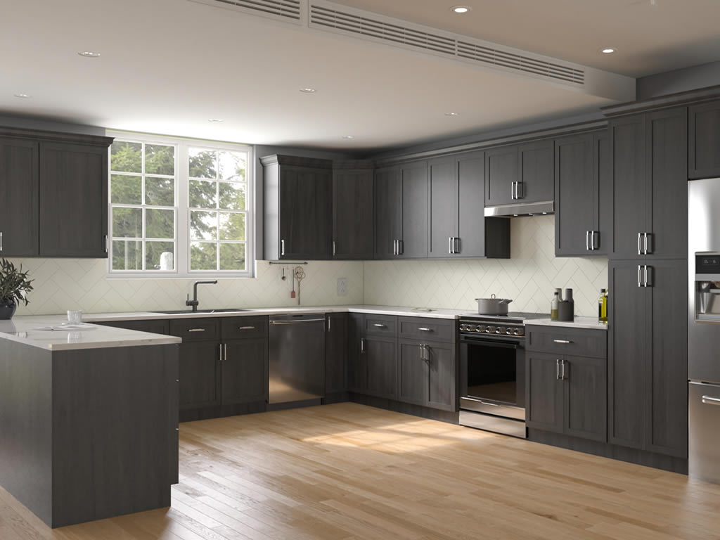 Greystone Shaker Kitchen Cabinet Collection